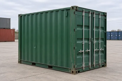 Container 10 pieds Standard · Occasion · très bon état · Vert. Visuel pour cette configuration. Le fournisseur confirmera l’exemplaire, son état réel et ses équipements.