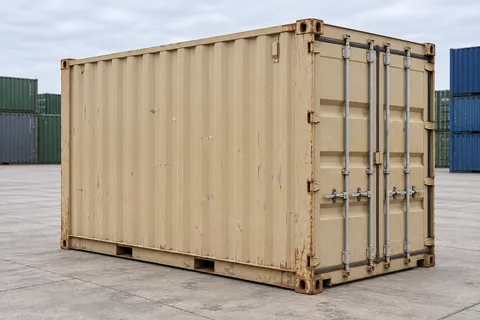 Container 10 pieds Standard · Occasion · bon état · Beige. Visuel pour cette configuration. Le fournisseur confirmera l’exemplaire, son état réel et ses équipements.