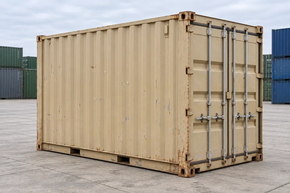 Container 10 ft Standard · Used · good condition · Beige. Image of this configuration. The supplier will confirm the actual unit, its condition and equipment.