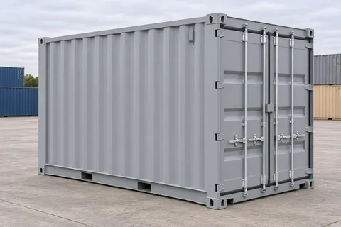 Container 10 pieds Standard · Neuf · premier voyage · Gris. Visuel pour cette configuration. Le fournisseur confirmera l’exemplaire, son état réel et ses équipements.