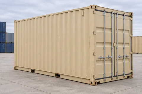 Container 20 pieds High Cube · Occasion · très bon état · Beige. Visuel pour cette configuration. Le fournisseur confirmera l’exemplaire, son état réel et ses équipements.