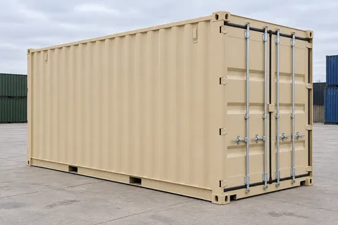Container 20 ft High Cube · New · one trip · Beige. Image of this configuration. The supplier will confirm the actual unit, its condition and equipment.
