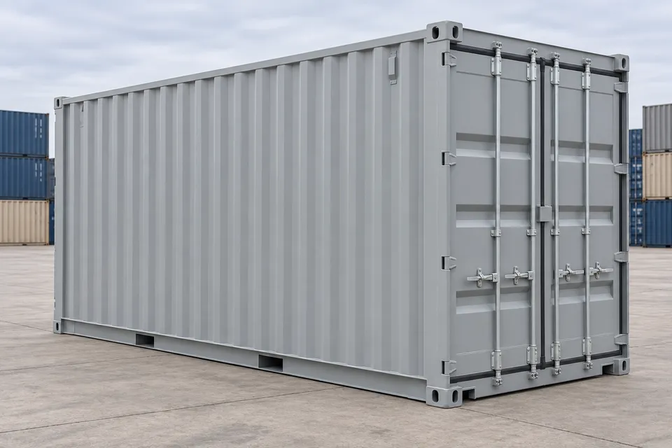 Container 20 ft High Cube · New · one trip · Grey. Image of this configuration. The supplier will confirm the actual unit, its condition and equipment.