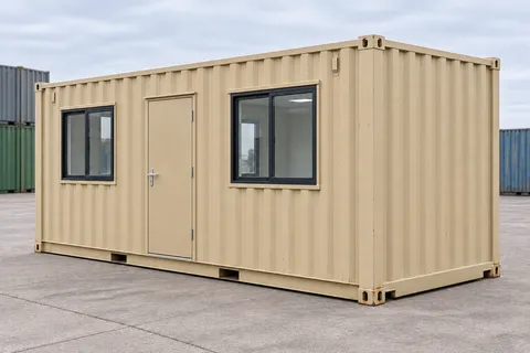 Container 20 pieds Bureau · Occasion · très bon état · Beige. Visuel pour cette configuration. Le fournisseur confirmera l’exemplaire, son état réel et ses équipements.