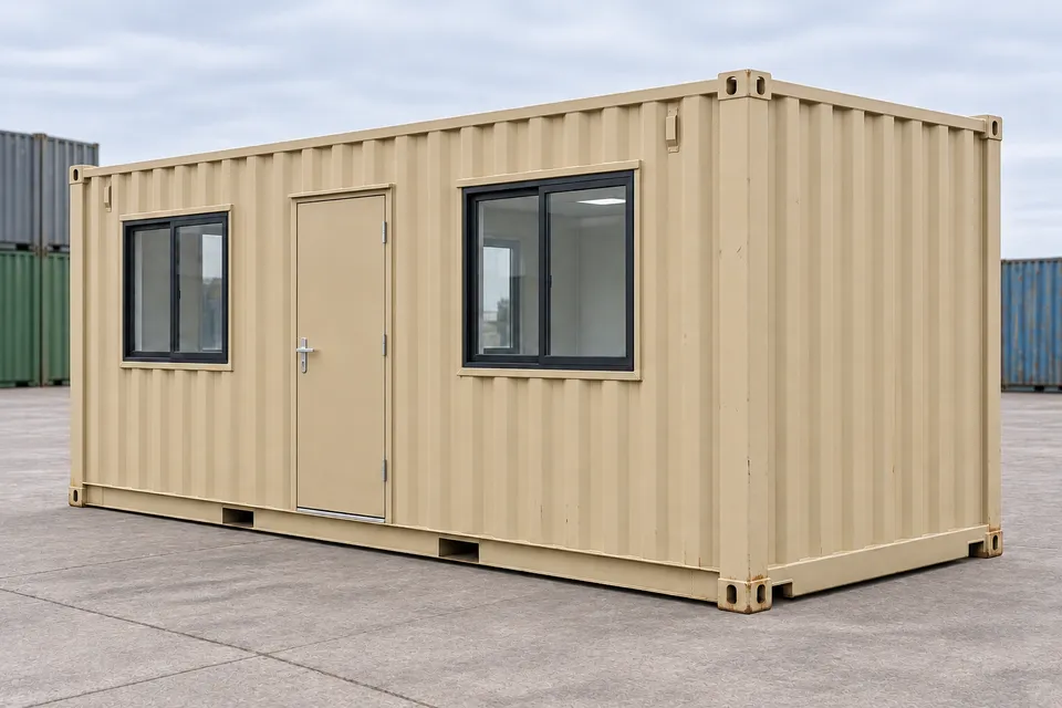 Container 20 piedi Ufficio · Usato · ottime condizioni · Beige. Immagine per questa configurazione. Il fornitore confermerà l’unità, le condizioni reali e le dotazioni.
