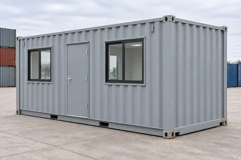 Container 20 pieds Bureau · Occasion · très bon état · Gris. Visuel pour cette configuration. Le fournisseur confirmera l’exemplaire, son état réel et ses équipements.