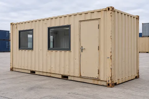 Container 20 pieds Bureau · Occasion · bon état · Beige. Visuel pour cette configuration. Le fournisseur confirmera l’exemplaire, son état réel et ses équipements.