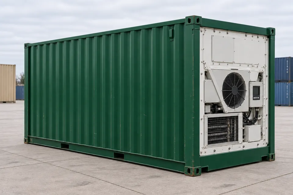 Container 20 ft Refrigerated · Used · excellent condition · Green. Image of this configuration. The supplier will confirm the actual unit, its condition and equipment.