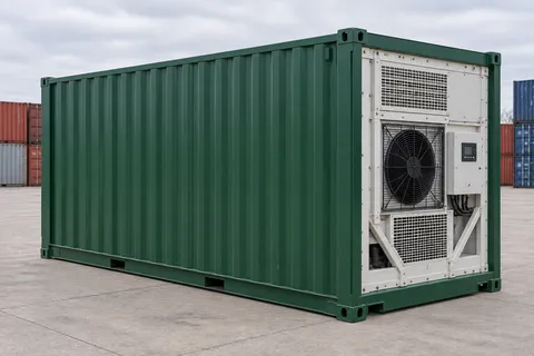 Container 20 ft Refrigerated · New · one trip · Green. Image of this configuration. The supplier will confirm the actual unit, its condition and equipment.