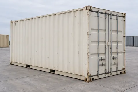 Container 20 pieds Standard · Occasion · très bon état · Blanc. Visuel pour cette configuration. Le fournisseur confirmera l’exemplaire, son état réel et ses équipements.