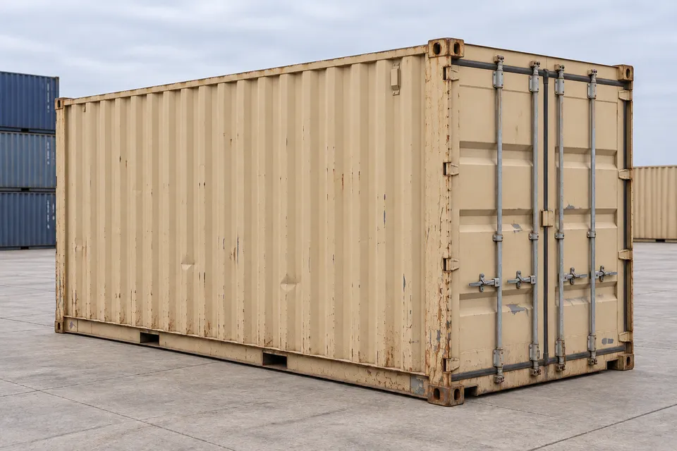 Container 20 ft Standard · Used · good condition · Beige. Image of this configuration. The supplier will confirm the actual unit, its condition and equipment.