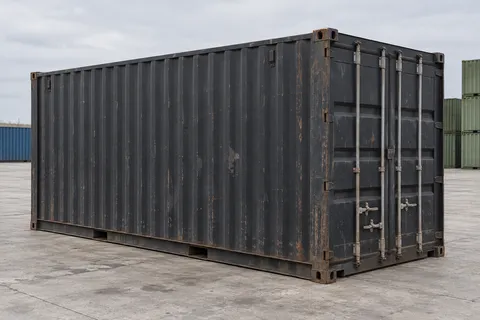 Container 20 pieds Standard · Occasion · bon état · Noir. Visuel pour cette configuration. Le fournisseur confirmera l’exemplaire, son état réel et ses équipements.