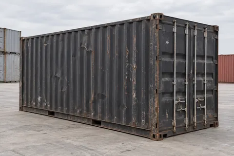 Container 20 pieds Standard · Occasion · dernier voyage · Noir. Visuel pour cette configuration. Le fournisseur confirmera l’exemplaire, son état réel et ses équipements.