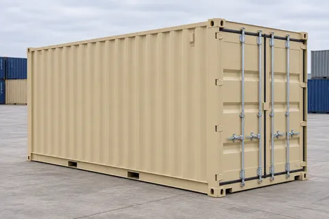 Container 20 Fuß Standard · Neu · One Trip · Beige. Bild dieser Konfiguration. Der Anbieter bestätigt das konkrete Exemplar, seinen tatsächlichen Zustand und seine Ausstattung.