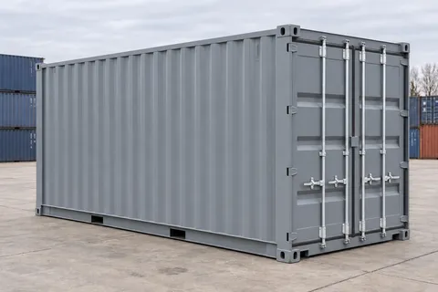 Container 20 pieds Standard · Neuf · premier voyage · Gris. Visuel pour cette configuration. Le fournisseur confirmera l’exemplaire, son état réel et ses équipements.