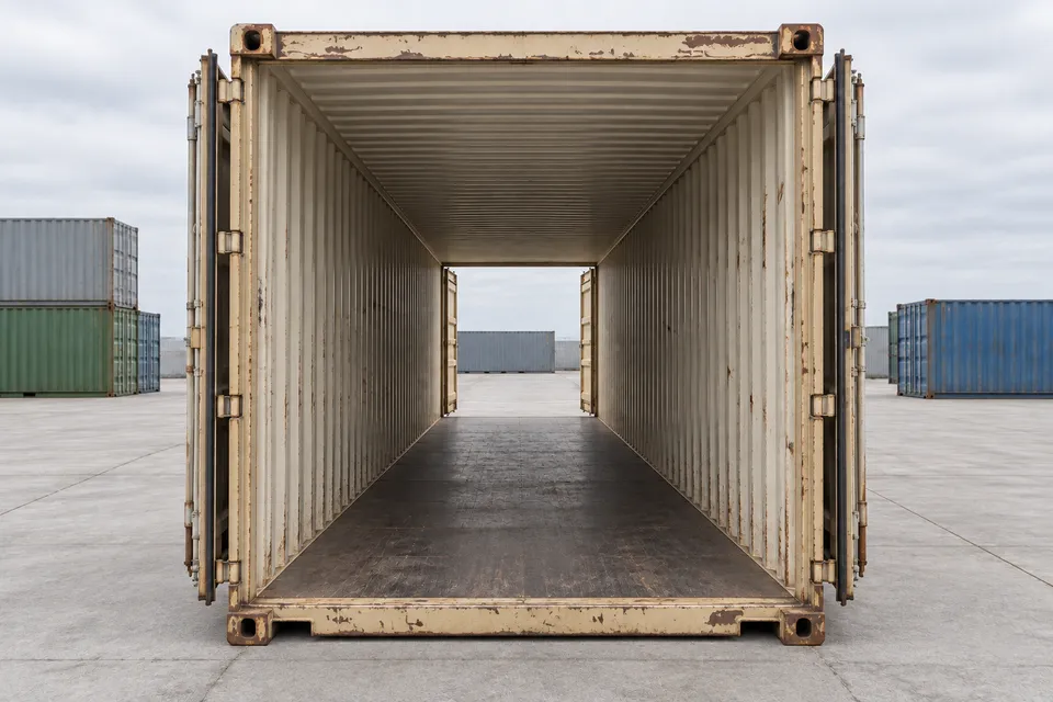 Container 40 ft Double Door · Used · last trip · Beige. Image of this configuration. The supplier will confirm the actual unit, its condition and equipment.