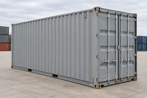 Container 40 pieds High Cube · Occasion · très bon état · Gris. Visuel pour cette configuration. Le fournisseur confirmera l’exemplaire, son état réel et ses équipements.