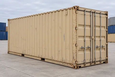 Container 40 pieds High Cube · Occasion · bon état · Beige. Visuel pour cette configuration. Le fournisseur confirmera l’exemplaire, son état réel et ses équipements.