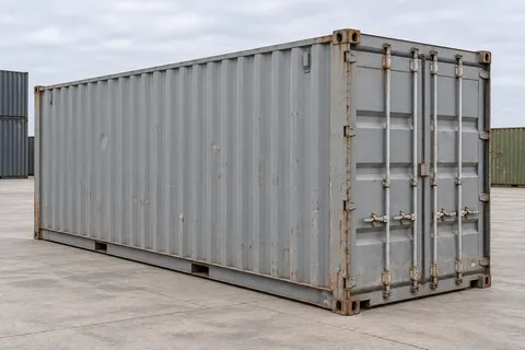 Container 40 pieds High Cube · Occasion · bon état · Gris. Visuel pour cette configuration. Le fournisseur confirmera l’exemplaire, son état réel et ses équipements.