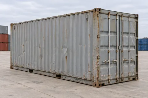 Container 40 pieds High Cube · Occasion · dernier voyage · Gris. Visuel pour cette configuration. Le fournisseur confirmera l’exemplaire, son état réel et ses équipements.