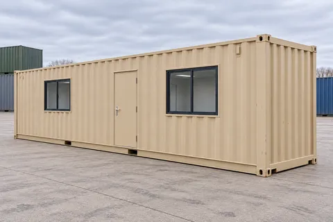 Container 40 pieds Bureau · Occasion · très bon état · Beige. Visuel pour cette configuration. Le fournisseur confirmera l’exemplaire, son état réel et ses équipements.