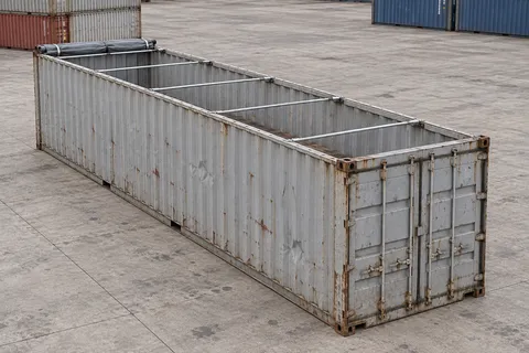 Container 40 pieds Open Top · Occasion · dernier voyage · Gris. Visuel pour cette configuration. Le fournisseur confirmera l’exemplaire, son état réel et ses équipements.