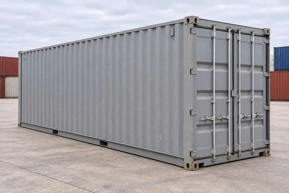 Container 40 piedi Standard · Usato · ottime condizioni · Grigio. Immagine per questa configurazione. Il fornitore confermerà l’unità, le condizioni reali e le dotazioni.