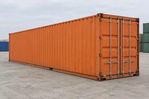 Container 40 pieds Standard · Occasion · très bon état · Orange. Visuel pour cette configuration. Le fournisseur confirmera l’exemplaire, son état réel et ses équipements.