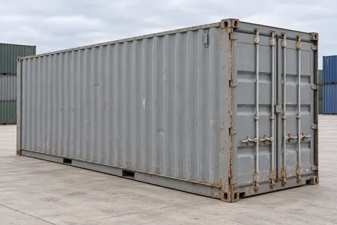 Container 40 pieds Standard · Occasion · bon état · Gris. Visuel pour cette configuration. Le fournisseur confirmera l’exemplaire, son état réel et ses équipements.