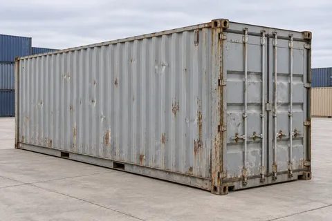 Container 40 pieds Standard · Occasion · dernier voyage · Gris. Visuel pour cette configuration. Le fournisseur confirmera l’exemplaire, son état réel et ses équipements.