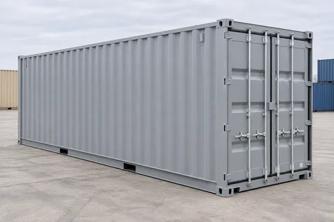 Container 40 voet Standaard · Nieuw · één reis · Grijs. Afbeelding van deze configuratie. De leverancier bevestigt het exemplaar, de werkelijke staat en de uitrusting.